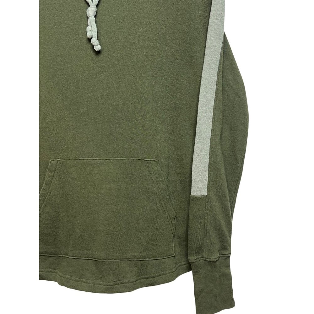Tek Gear Dry Tek Olive Green & Gray Men's Hoodie Sweatshirt S Outdoors Hiking - Picture 5 of 11